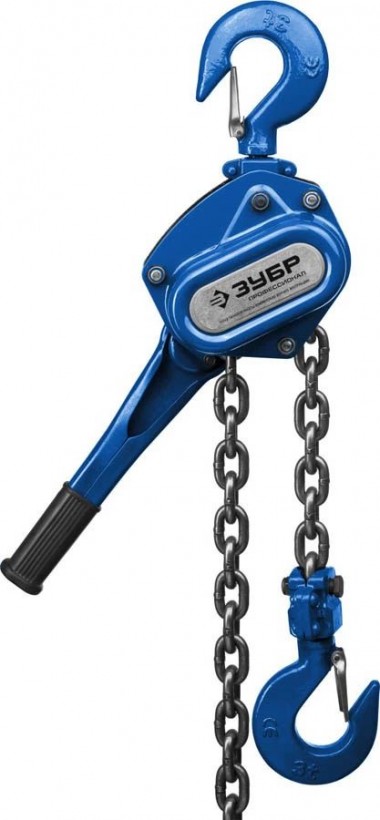 Таль цепная ЗУБР рычажная, 3т / 1,5м, Профессионал 43090-3_z01 — Официальный партнер ЗУБР в России