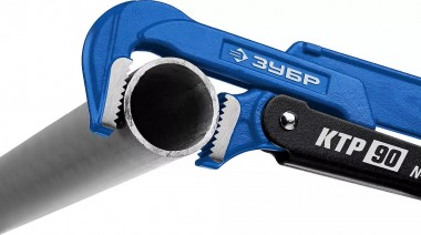 Ключ трубный рычажный ЗУБР &quot;КТР-90&quot; №1, 1&quot;, 330 мм, прямые губки, цельнокованый, Сr-V, &quot;ПРОФЕССИОНАЛ&quot; 27335-1_z02 — Официальный партнер ЗУБР в России