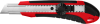 Нож ЗУБР "МАСТЕР" с сегментированным лезвием, двухкомпонентный корпус, механический фиксатор, сталь У8А, 18мм, 9158 фото 1 — Официальный партнер ЗУБР в России