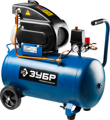 ЗУБР 240 л/мин, 50 л, 1500 Вт, масляный компрессор, Профессионал (ЗКПМ-240-50-1.5) — Официальный партнер ЗУБР в России