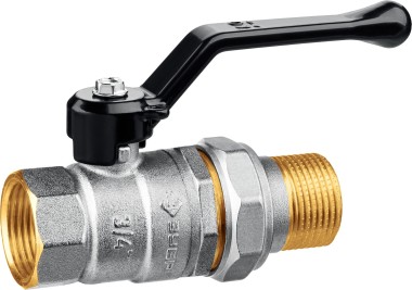 Кран шаровой ЗУБР полнопроходной с накидной гайкой, ручка, &quot;мама-папа&quot;, d=3/4&quot; 51320-3/4 — Официальный партнер ЗУБР в России