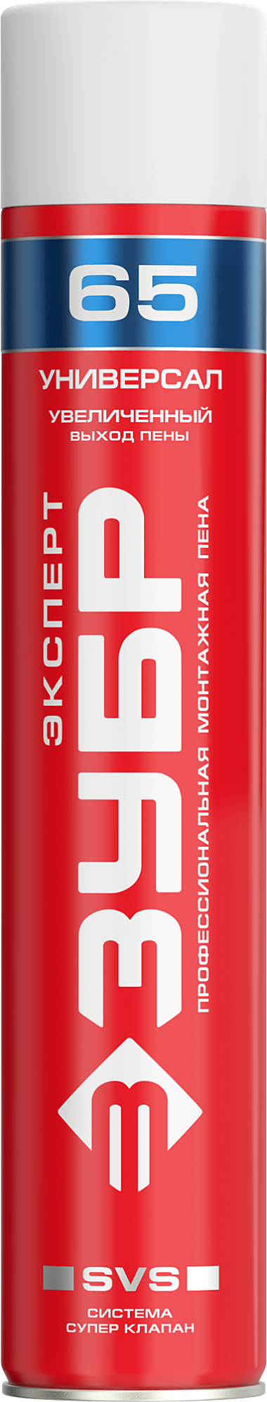 STD 65 пена монтажная с увеличенным выходом, адаптерная, всесезонная, 750мл, SVS, ЗУБР — Официальный партнер ЗУБР в России