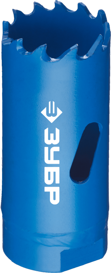 Коронка биметаллическая d-22мм, быстрорежущая сталь, глубина сверления до 38мм, ЗУБР 29531-022_z01 — Официальный партнер ЗУБР в России