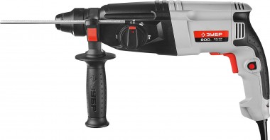 Перфоратор SDS-plus, ЗУБР П-26-800, реверс, горизонтальный, 3 Дж, 0-1300 об/мин, 0-4800 уд/мин, 800 Вт, кейс — Официальный партнер ЗУБР в России