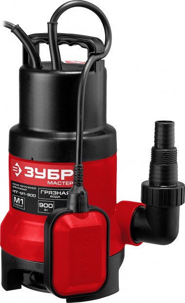 ЗУБР 900 Вт, дренажный насос для грязной воды (НПГ-М1-900) — Официальный партнер ЗУБР в России