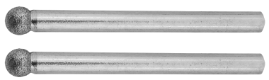Мини-шарошки ЗУБР алмазные, d 4,0x3,2мм, длина 38мм, 2шт — Официальный партнер ЗУБР в России