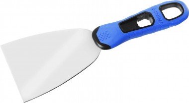 Шпатель ЗУБР усиленный, нержавеющее полотно, двухкомпонентная ручка, 80мм, ПРОФЕССИОНАЛ, 10049-08_z03 — Официальный партнер ЗУБР в России