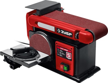 Cтанок шлифовальный торельчато-ленточный (комбинированный) ЗУБР d 150 мм, 100 х 914 мм лента, 550 Вт, СШЛ-550 — Официальный партнер ЗУБР в России