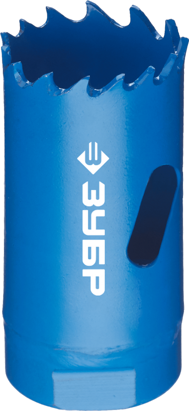 Коронка биметаллическая d-29мм, быстрорежущая сталь, глубина сверления до 38мм, ЗУБР 29531-029_z01 — Официальный партнер ЗУБР в России