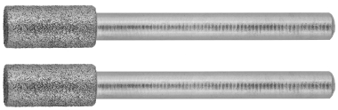 Мини-шарошки ЗУБР алмазные, d 4,8x10,0х3,2мм; L 38мм, 2шт — Официальный партнер ЗУБР в России