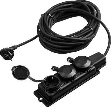 Удлинитель силовой КГ 325-Ш3 ЗУБР 10 м, 4000 Вт, 3 гнезда, 55024-10 Профессионал — Официальный партнер ЗУБР в России