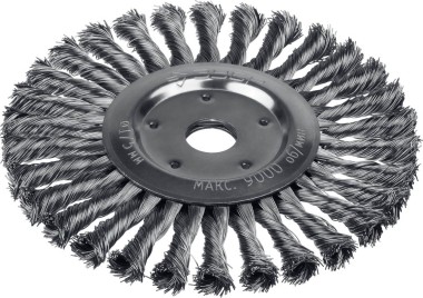 Щетка дисковая для УШМ ЗУБР O 175 мм, проволока 0.5 мм, 35190-175_z02 Профессионал — Официальный партнер ЗУБР в России