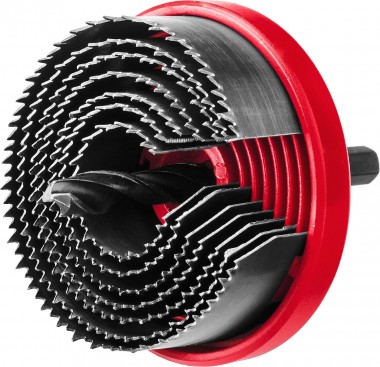 Пила сегментная наборная ЗУБР &quot;МАСТЕР&quot; по дереву, 7 полотен: 26-32-38-45-50-56-63х18 мм — Официальный партнер ЗУБР в России