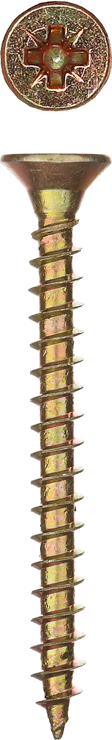 Саморезы СУ-Ж универсальные, 70 x 5.0 мм, 15 шт, желтый цинк, ЗУБР — Официальный партнер ЗУБР в России