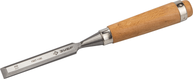 Стамеска-долото &quot;Классик&quot; с деревянной ручкой, хромованадиевая, 18мм, ЗУБР — Официальный партнер ЗУБР в России