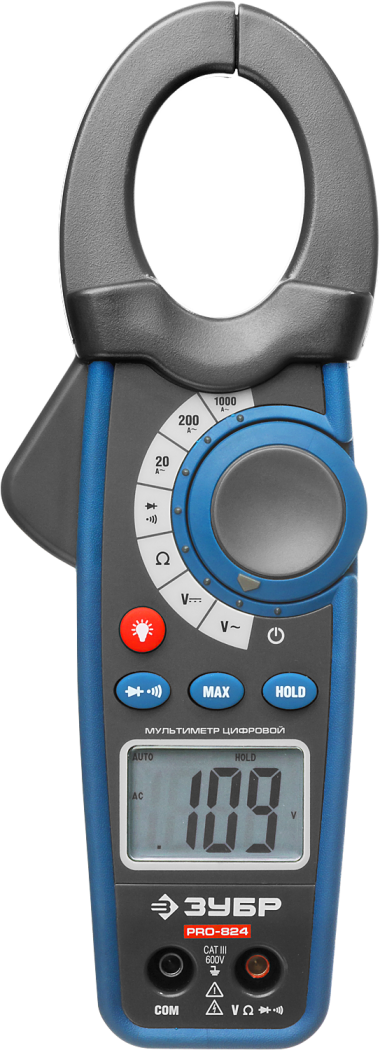 Токоизмерительные клещи ЗУБР &quot;ПРОФЕССИОНАЛ&quot; PRO-824 — Официальный партнер ЗУБР в России
