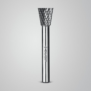 ЗУБР 12х13 мм, тип N (обратный конус, угол 30°), хв-к 6 мм, твердосплавная борфреза, ПРОФЕССИОНАЛ (28812-12-13) — Официальный партнер ЗУБР в России