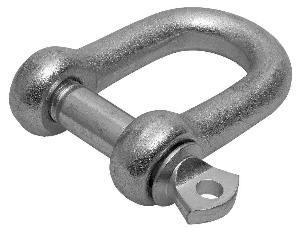 Скоба такелажная, 8мм, 25 шт, тип прямой, оцинкованная, ЗУБР фото 1 &mdash; Официальный партнер ЗУБР в России