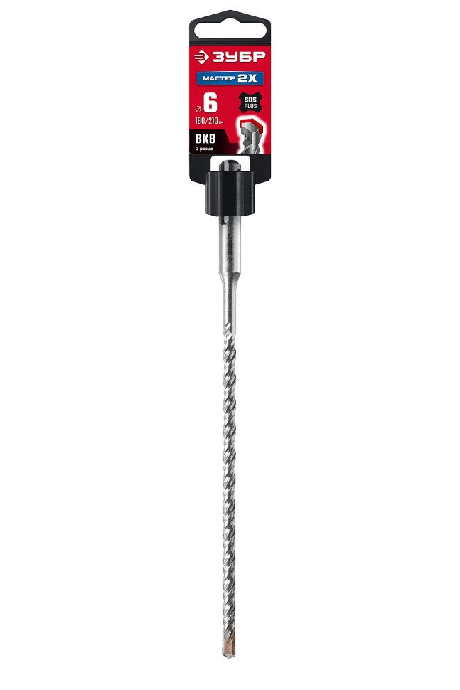 ЗУБР Мастер-2Х 6x210 мм SDS-plus бур (29315-210-06_z01) фото 1 &mdash; Официальный партнер ЗУБР в России