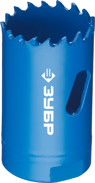 Коронка биметаллическая d-32мм, быстрорежущая сталь, глубина сверления до 38мм, ЗУБР 29531-032_z01 — Официальный партнер ЗУБР в России