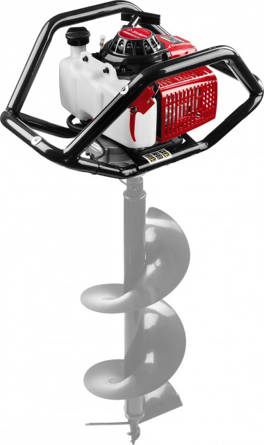 Мотобур (бензобур), d=60-300 мм, 71 см3, 2 оператора, ЗУБР — Официальный партнер ЗУБР в России