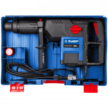 Перфоратор SDS-Max, ЗУБР Профессионал ЗПМ-52-1500 ЭК, 120-280 об/мин, 1100-2250 уд/мин, 18 Дж, 1500 Вт, 11.5 кг, кейс — Официальный партнер ЗУБР в России