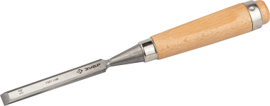Стамеска-долото &quot;Классик&quot; с деревянной ручкой, хромованадиевая, 14мм, ЗУБР — Официальный партнер ЗУБР в России