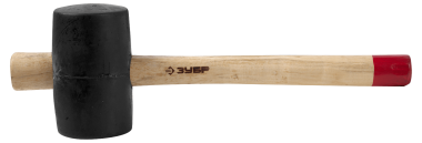 Киянка ЗУБР "МАСТЕР" резиновая с деревянной ручкой, 0,34кг 2050-55_z01 &mdash; Официальный партнер ЗУБР в России