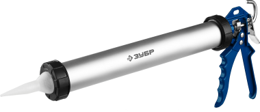 Пистолет для герметика ЗУБР &quot;ПРОФЕССИОНАЛ&quot;, закрытый, алюминиевый корпус, 600мл — Официальный партнер ЗУБР в России