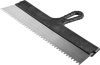 Шпатель зубчатый фасадный ЗУБР "СТАНДАРТ", 450 мм, стальное полотно, пластмассовая рукоятка, шпатель фасадный 10053-45 фото 1 — Официальный партнер ЗУБР в России