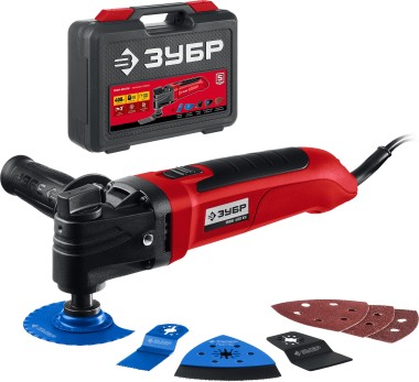 Реноватор с набором насадок ЗУБР 400 Вт, кейс, МФИ-400 КН Мастер — Официальный партнер ЗУБР в России