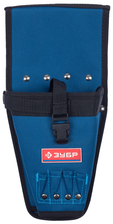Кобура ЗУБР &quot;ЭКСПЕРТ&quot; для шуруповерта с отделениями для бит и сверл — Официальный партнер ЗУБР в России