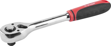 Трещотка для торцовых головок ЗУБР "МАСТЕР", Сr-V сталь, 72 зубца, 1/2" &mdash; Официальный партнер ЗУБР в России