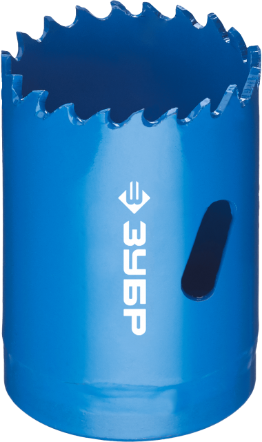 Коронка биметаллическая d-38мм, быстрорежущая сталь, глубина сверления до 38мм, ЗУБР 29531-038_z01 — Официальный партнер ЗУБР в России