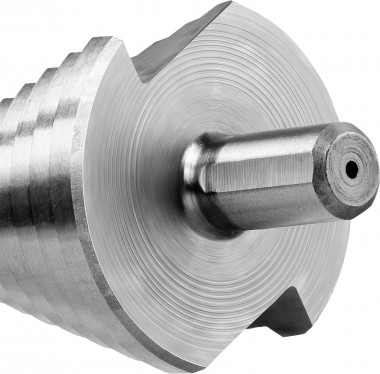 Сверло ЗУБР &quot;ПРОФЕССИОНАЛ&quot; ступенчатое по сталям и цвет. мет., ст. Р6М5, 6-52, 12 ступ., трехгран. хв., L- 100 мм, 13мм — Официальный партнер ЗУБР в России