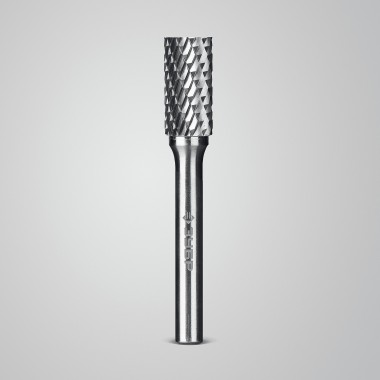 ЗУБР 10х20 мм, тип А (цилиндр с гладким торцом), хв-к 6 мм, твердосплавная борфреза, ПРОФЕССИОНАЛ (28800-10-20) — Официальный партнер ЗУБР в России