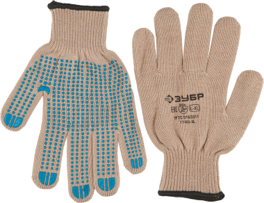 Перчатки утепленные, акриловые, с защитой от скольжения, 10 класс, L-XL, ЗУБР Профессионал 11463-XL — Официальный партнер ЗУБР в России
