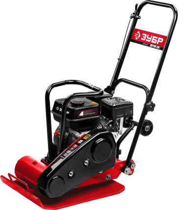 Виброплита бензиновая ЗУБР ГРУНТ-15, 15 кН, серия «МАСТЕР»  ВПБ-15 Г — Официальный партнер ЗУБР в России