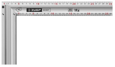 Жесткий столярный угольник ЗУБР 300 мм, с усиленным алюминиевым полотном, 34392-30 Профессионал — Официальный партнер ЗУБР в России