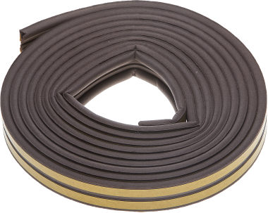 Уплотнитель ЗУБР резиновый самоклеящийся профиль &quot;P&quot;, коричневый, 6м — Официальный партнер ЗУБР в России