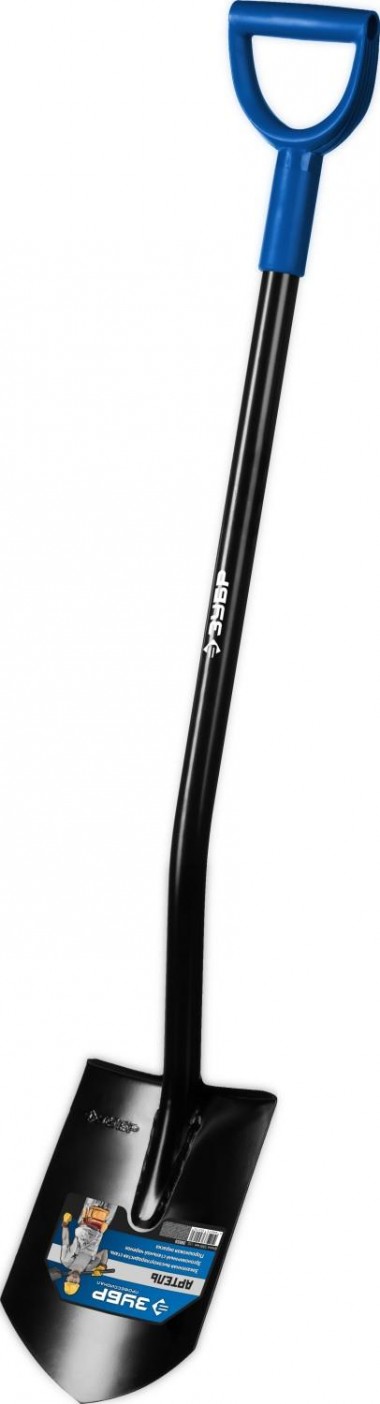 ЗУБР Артель, 290 х 195 х 1200мм, полотно 1.7 мм, закалено, стальной изогнутый черенок с рукояткой, тип ЛКО, штыковая лопата, Профессионал (39555) &mdash; Официальный партнер ЗУБР в России