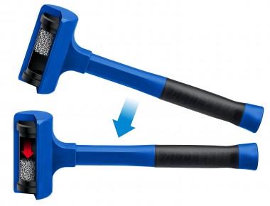 Безынерционный молоток ЗУБР БМО облитый эластомером, 680 г, 47 мм, 2049-680 Профессионал — Официальный партнер ЗУБР в России