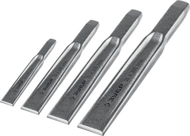 Набор зубил слесарных по металлу Двутавр ЗУБР 4 шт, 2104-H4 &mdash; Официальный партнер ЗУБР в России