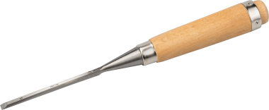 Стамеска-долото &quot;Классик&quot; с деревянной ручкой, хромованадиевая, 6мм, ЗУБР — Официальный партнер ЗУБР в России
