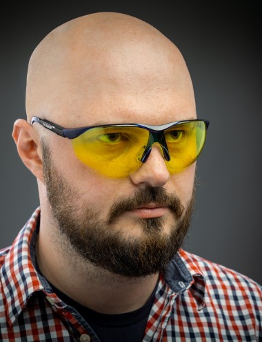 Очки ЗУБР &quot;МАСТЕР&quot; защитные, желтые с мягкими двухкомпонентными дужками — Официальный партнер ЗУБР в России