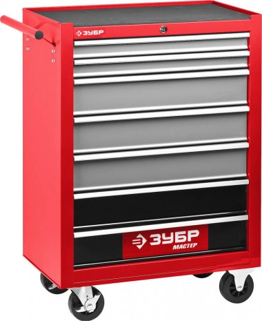 Тележка инструментальная ЗУБР &quot;МАСТЕР&quot;, 7 ящиков, 680х330х880мм — Официальный партнер ЗУБР в России