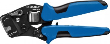 ПКТ-16-4 пресс-клещи мультидиапазонные для втулочных наконечников, 0.25 - 16 мм.кв, ЗУБР серия «ПРОФЕССИОНАЛ» 22694 — Официальный партнер ЗУБР в России