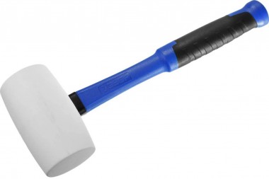 Киянка резиновая белая, с фиберглассовой ручкой, 900г, &quot;ПРОФЕССИОНАЛ&quot;, ЗУБР 20531-900_z02 — Официальный партнер ЗУБР в России