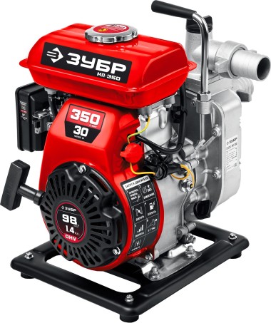 Мотопомпа бензиновая ЗУБР МП-350, 350 л/мин — Официальный партнер ЗУБР в России