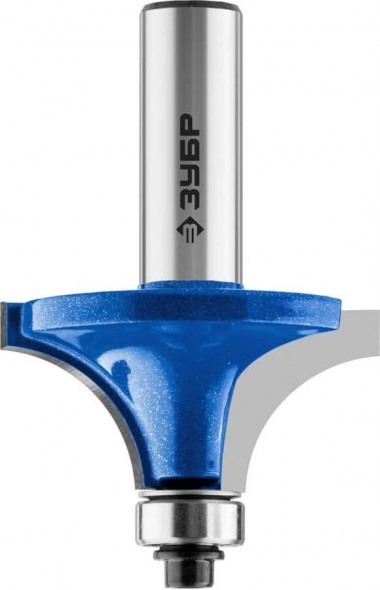 Фреза кромочная калевочная №1, D= 44,5мм, рабочая длина-22мм, радиус-16мм, хв.-12мм, d-12,7мм, ЗУБР Профессионал — Официальный партнер ЗУБР в России